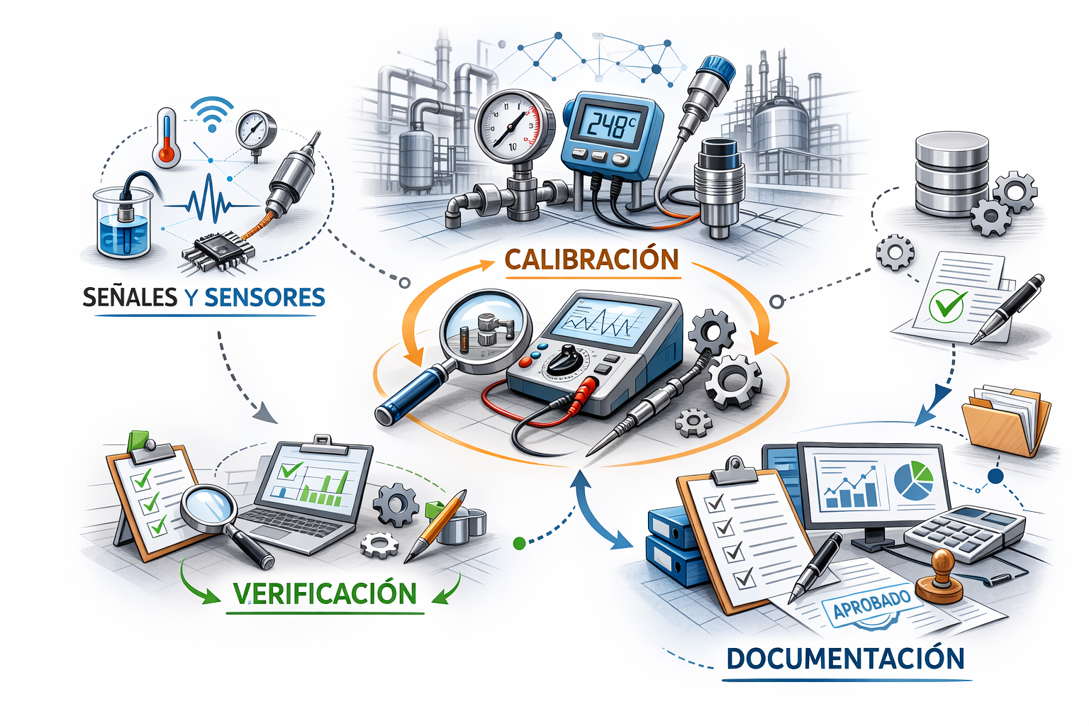 Lazos de instrumentación y calibración